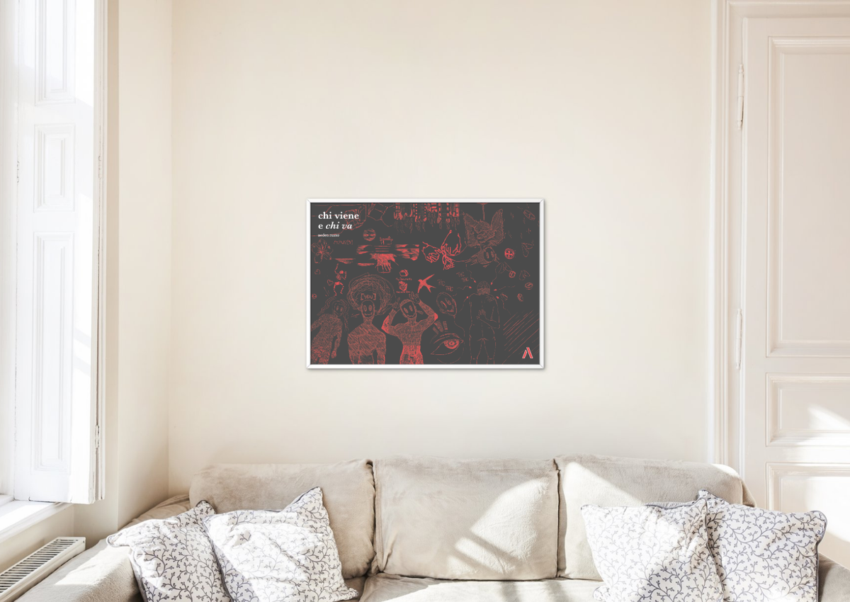 Chi viene e chi va - Poster A2 orizzontale 350 gr.