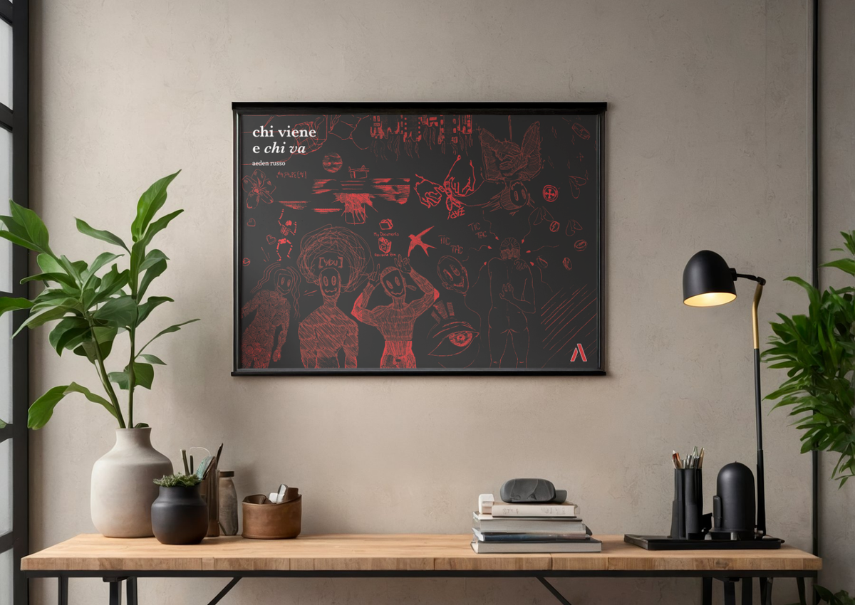 Chi viene e chi va - Poster A2 orizzontale 350 gr.