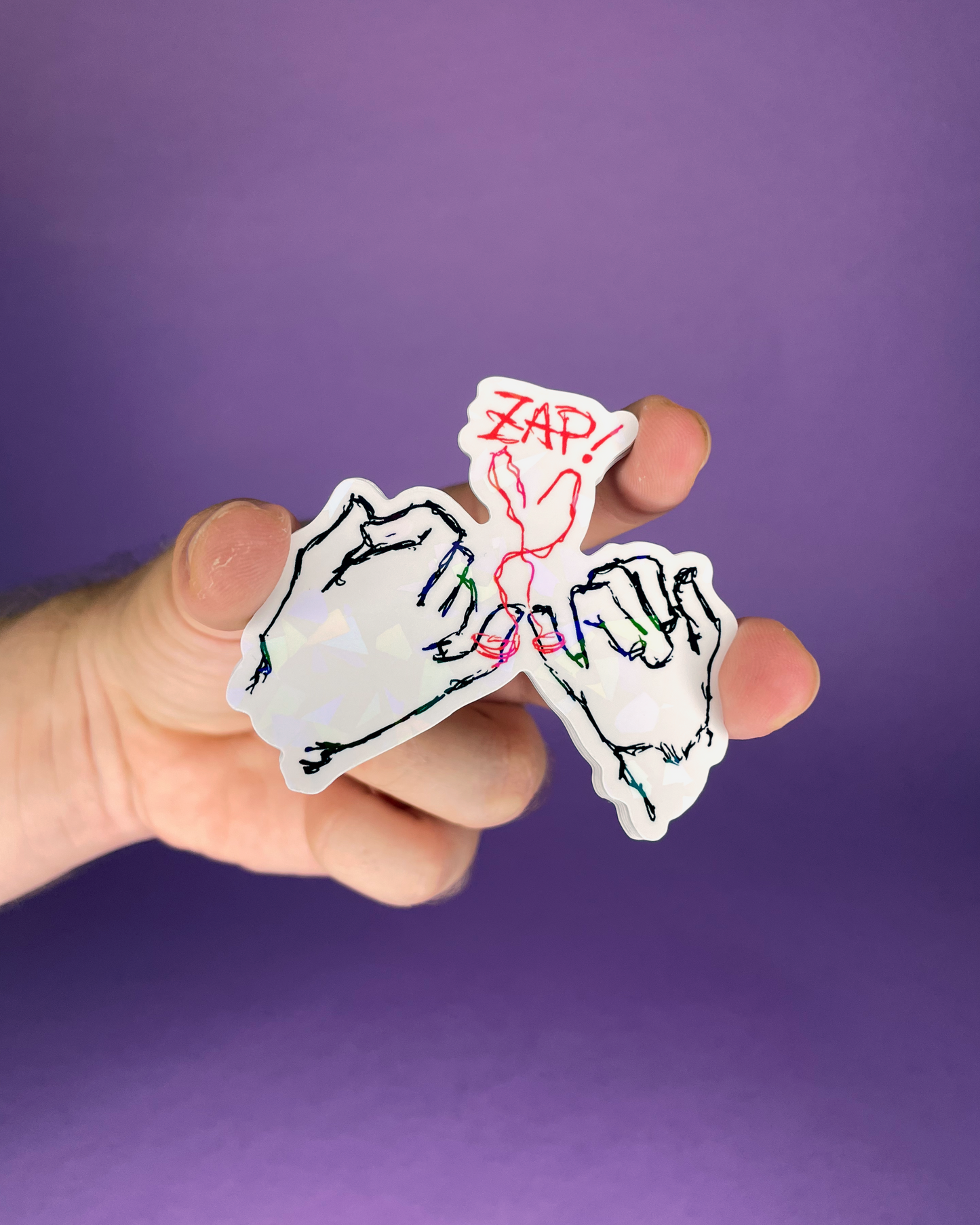 Sticker olografico - II