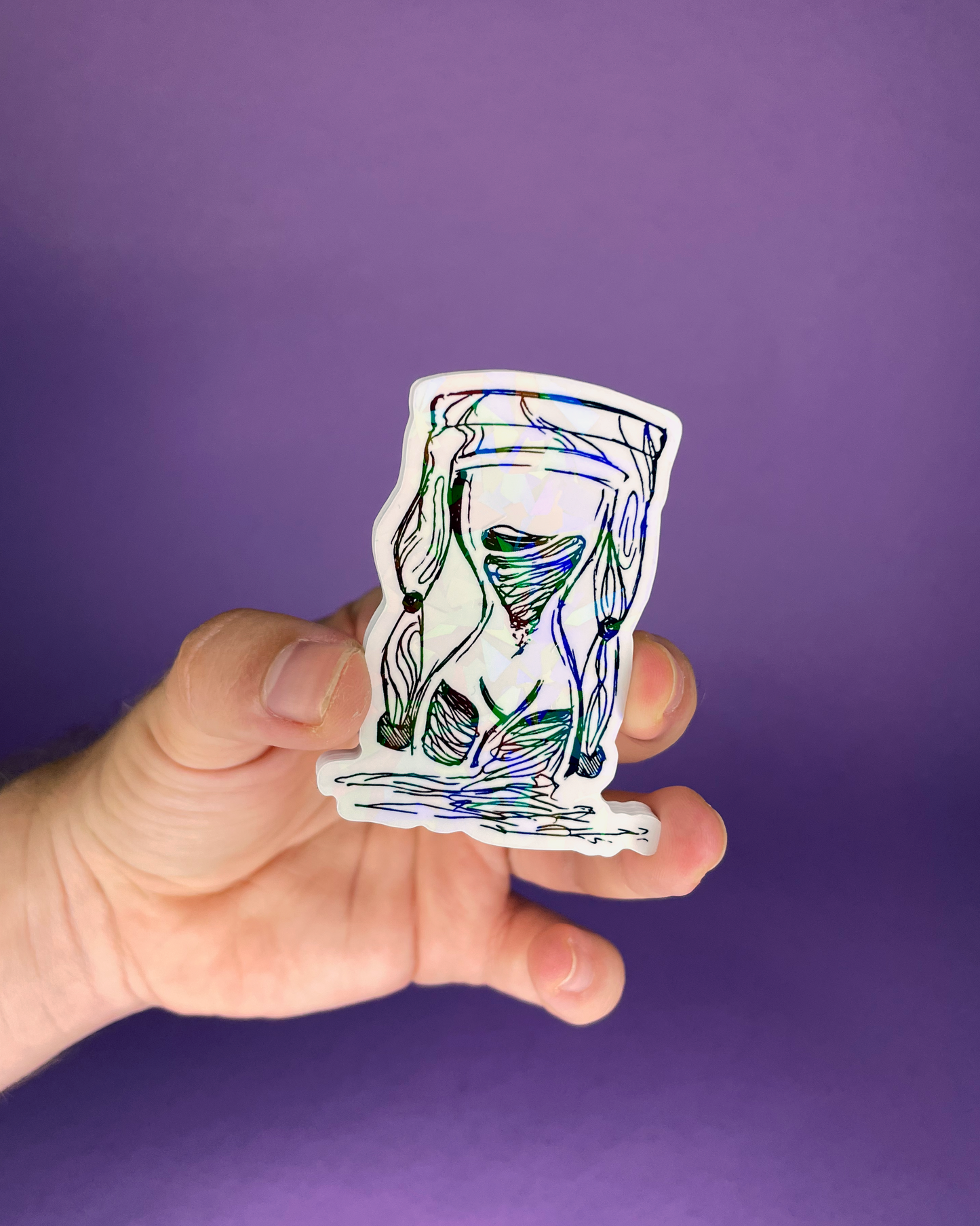 Sticker olografico - II